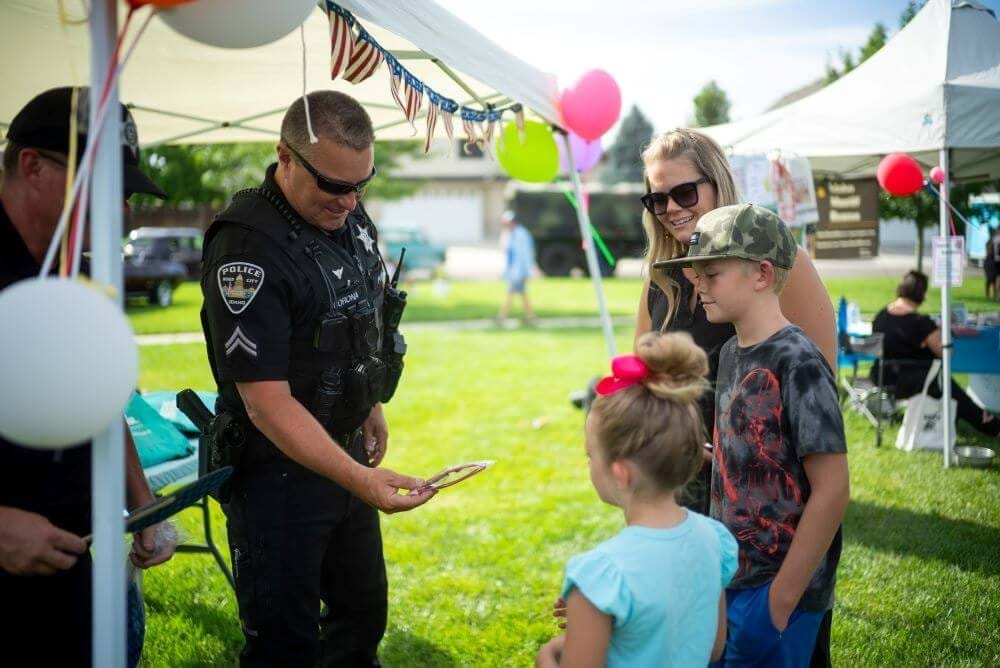 Small town community celebration